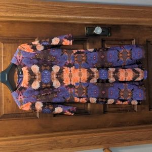 Asos floral dahlia print dress sz 8